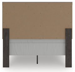 Prendonea Charcoal Full Panel Bed, Dresser and Mirror - Ornate Home