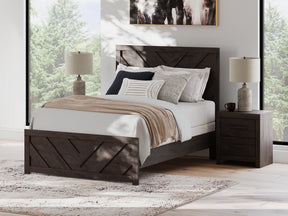 Prendonea Charcoal Full Panel Youth Bed (Online Special Price) - Ornate Home