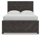 Prendonea Charcoal Full Panel Youth Bed - Ornate Home