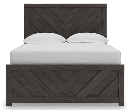 Prendonea Charcoal Full Panel Youth Bed - Ornate Home