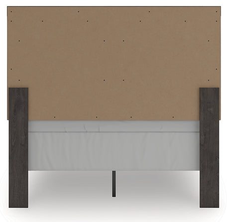 Prendonea Charcoal Full Panel Youth Bed - Ornate Home