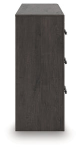 Prendonea Charcoal King Panel Bed, Dresser and 2 Nightstands (Online Special Price) - Ornate Home