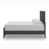 Prendonea Charcoal King Panel Bed, Dresser and Mirror (Online Special Price) - Ornate Home