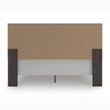 Prendonea Charcoal King Panel Bed, Dresser and Nightstand - Ornate Home
