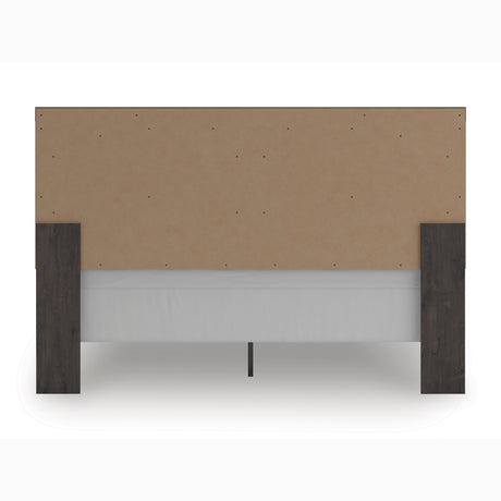 Prendonea Charcoal King Panel Bed, Dresser and Nightstand - Ornate Home