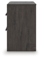 Prendonea Charcoal King Panel Bed, Dresser and Nightstand - Ornate Home