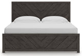 Prendonea Charcoal King Panel Bed (Online Special Price) - Ornate Home