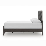 Prendonea Charcoal Queen Panel Bed, Dresser, Mirror, Chest and 2 Nightstands (Online Special Price) - Ornate Home