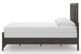 Prendonea Charcoal Queen Panel Bed, Dresser, Mirror and Nightstand (Online Special Price) - Ornate Home