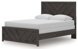 Prendonea Charcoal Queen Panel Bed, Dresser, Mirror and Nightstand (Online Special Price) - Ornate Home