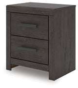 Prendonea Charcoal Queen Panel Bed, Dresser, Mirror and Nightstand (Online Special Price) - Ornate Home