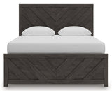 Prendonea Charcoal Queen Panel Bed, Dresser and Mirror (Online Special Price) - Ornate Home