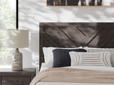 Prendonea Charcoal Full Panel Bed, Dresser, Mirror, Chest and 2 Nightstands - Ornate Home