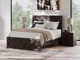 Prendonea Charcoal Queen Panel Bed (Online Special Price) - Ornate Home