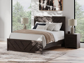 Prendonea Charcoal Queen Panel Bed (Online Special Price) - Ornate Home
