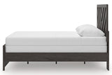Prendonea Charcoal Queen Panel Bed (Online Special Price) - Ornate Home