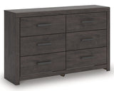 Prendonea Charcoal Queen Panel Bedroom Set with Dresser and Nightstand (Online Special Price) - Ornate Home
