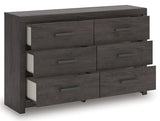 Prendonea Charcoal Queen Panel Bedroom Set with Dresser and Nightstand (Online Special Price) - Ornate Home