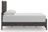 Prendonea Charcoal Queen Panel Bedroom Set with Dresser and Nightstand (Online Special Price) - Ornate Home