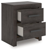 Prendonea Charcoal Queen Panel Bedroom Set with Dresser and Nightstand (Online Special Price) - Ornate Home
