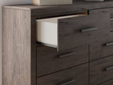 Prendonea Charcoal Queen Panel Bedroom Set with Dresser and Nightstand (Online Special Price) - Ornate Home