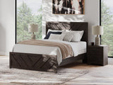 Prendonea Charcoal Queen Panel Bedroom Set with Dresser and Nightstand (Online Special Price) - Ornate Home