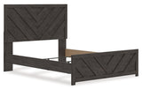 Prendonea Charcoal Queen Panel Bedroom Set with Dresser and Nightstand - Ornate Home