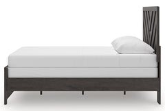 Prendonea Charcoal Queen Panel Bedroom Set with Dresser and Nightstand - Ornate Home