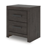 Prendonea Charcoal Twin Panel Bed, Dresser and Nightstand (Online Special Price) - Ornate Home
