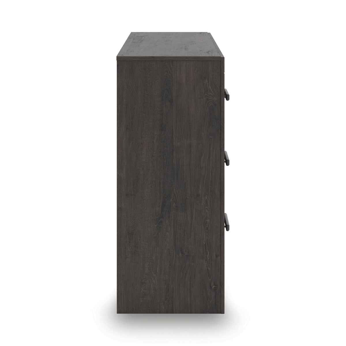Prendonea Charcoal Twin Panel Bed, Dresser and Nightstand - Ornate Home