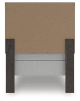 Prendonea Charcoal Twin Panel Youth Bed (Online Special Price) - Ornate Home