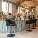 Prescott Black Barstool