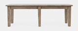Prescott Park Weathered Oak Dining Bench - Ornate Home