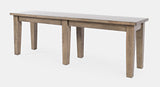 Prescott Park Weathered Oak Dining Bench - Ornate Home