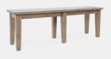 Prescott Park Weathered Oak Dining Bench - Ornate Home