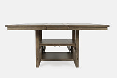 Prescott Park Weathered Oak High/Low Ext Dining Table w/ 6 Stools - Ornate Home
