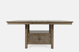 Prescott Park Weathered Oak High/Low Ext Dining Table w/ 4 Stools - Ornate Home
