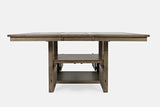 Prescott Park Weathered Oak High/Low Ext Dining Table w/ 4 Stools - Ornate Home