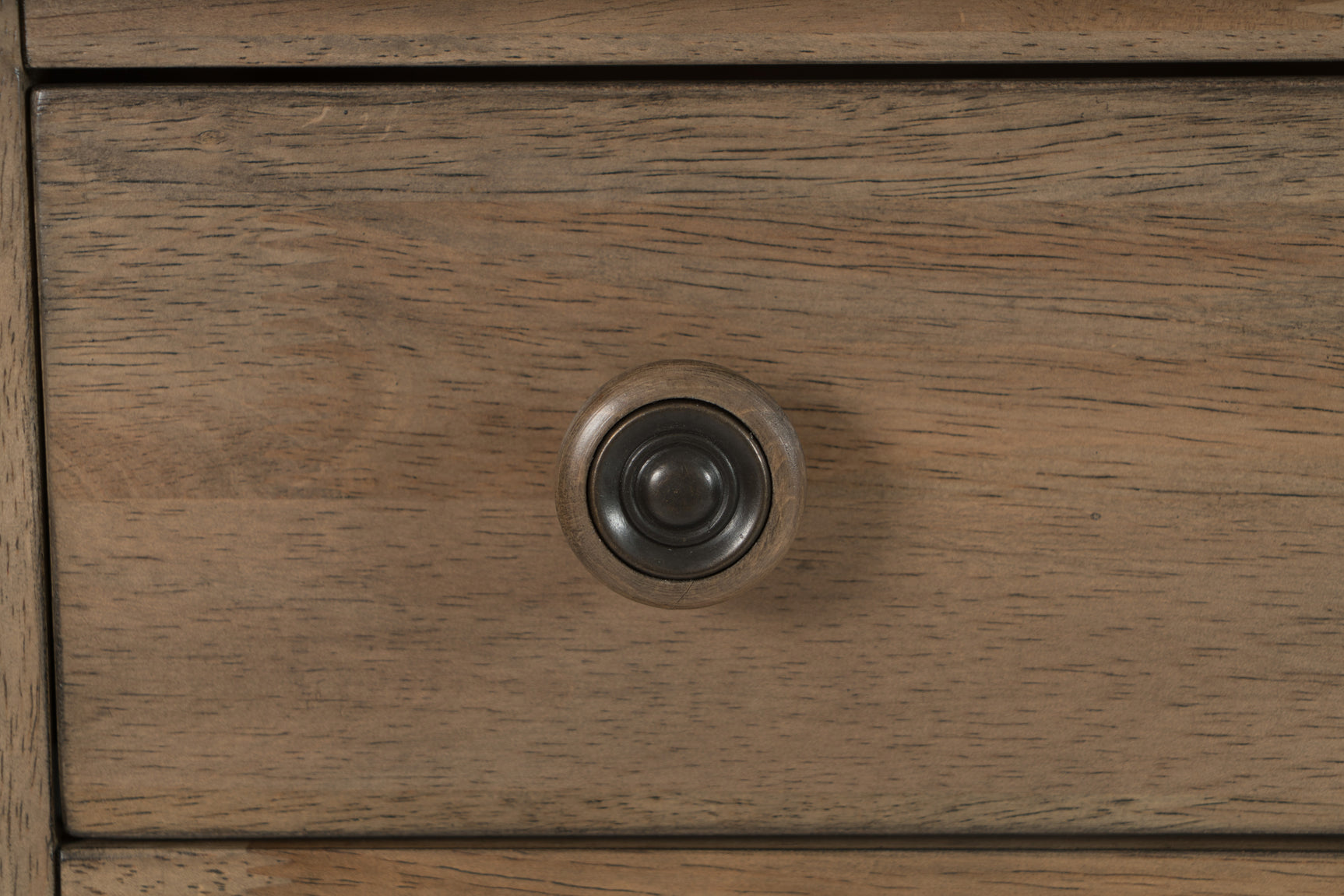 Prescott Park Weathered Oak Server - Ornate Home