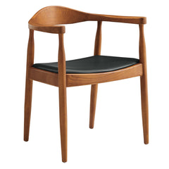 Presidential Black Dining Armchair - Ornate Home
