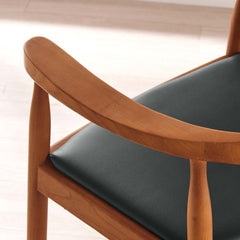 Presidential Black Dining Armchair - Ornate Home