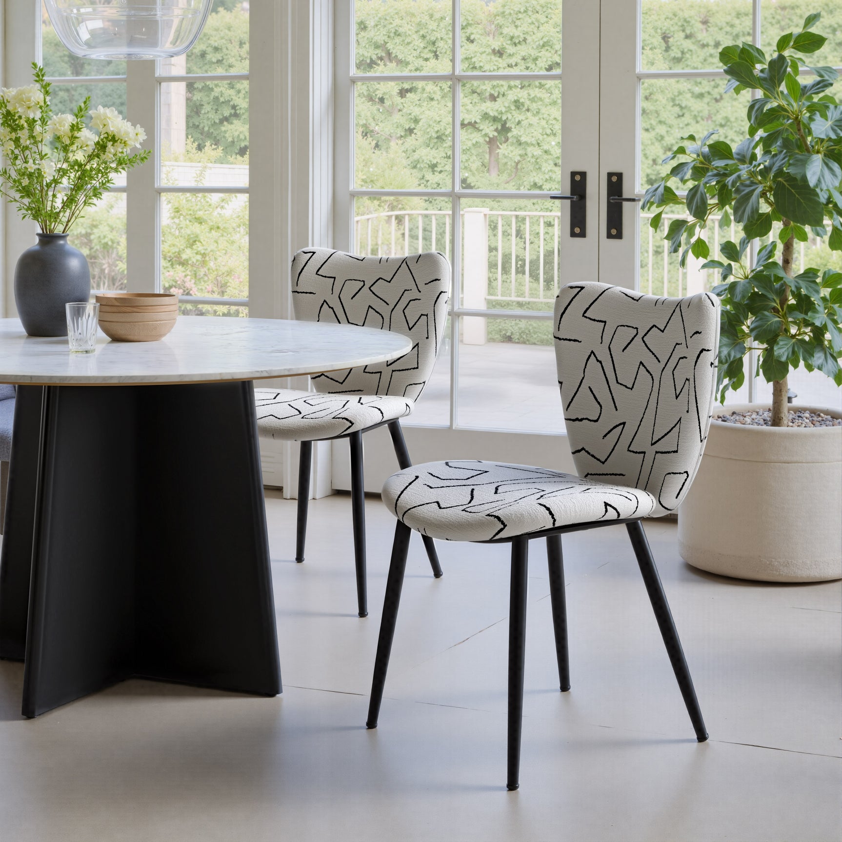 Prestige White Dining Chair (Set of 2) - Ornate Home