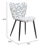 Prestige White Dining Chair (Set of 2) - Ornate Home