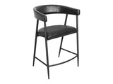 Preston Black Counter Stool - Ornate Home
