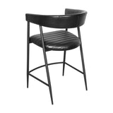 Preston Black Counter Stool - Ornate Home