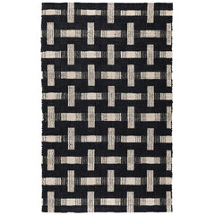 Preston Black/Ivory 8'x10' Rug - Ornate Home
