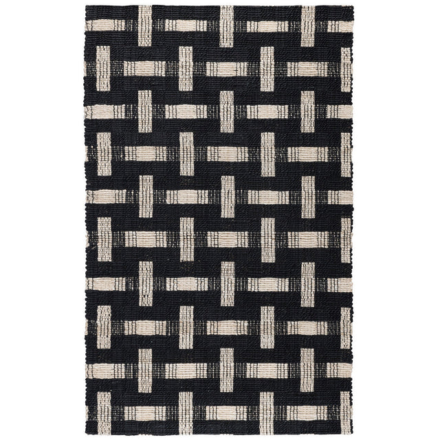 Preston Black/Ivory 8'x10' Rug