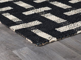 Preston Black/Ivory 9'x12' Rug