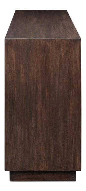 Preston Brown Four Door Sideboard - Ornate Home