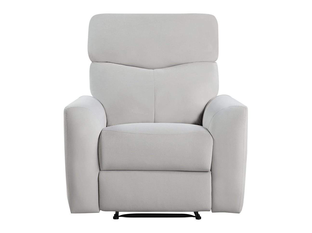 Preston Gray Reclining Chair - Ornate Home